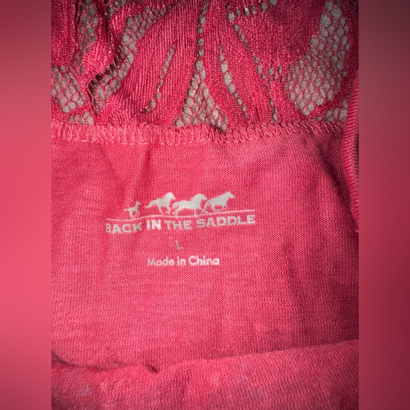 Women’s Back in the Saddle embellished top - Picture 3 of 3